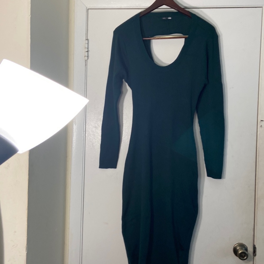 COPY - Fashion Nova Sweater Green Dress 3X